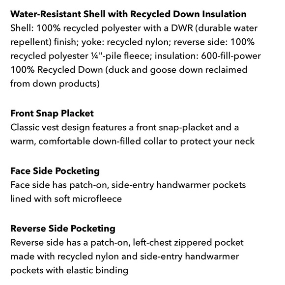 Patagonia Reversible Bivy Down Vest - Picture 6 of 13